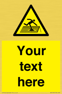 Custom Figure on Roof Sign